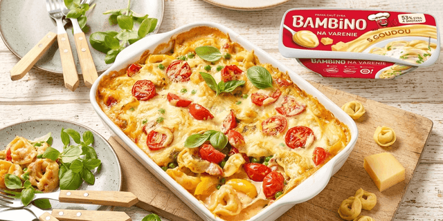 Zapekané tortellini z jedného hrnca