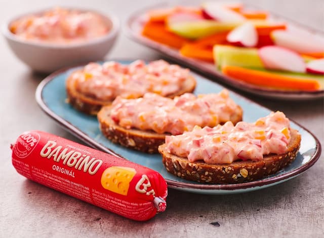 Silvestrovská nátierka s Bambinom Originál a chrumkavou zeleninou