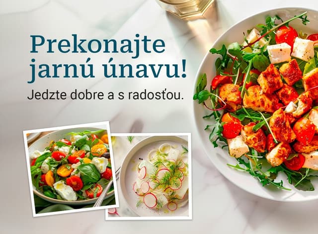 Překonejte jarní únavu. Jezte dobře, pravidelně a s radostí