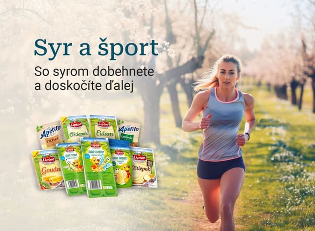 Syr a šport. So syrom dobehnete a doskočíte ďalej